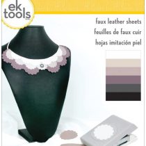 EK Success EK Tools 55-59024 Fau X Leather Basics Punch Material Pack, Acrylic, Multi-Colour, 5.51x8.9x0.2 cm