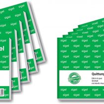 Receipt Pad A6 Landscape 10 Items, 50 Sheets Pack of 10