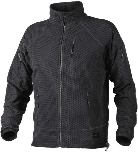 Helikon-Tex Alpha Tactical Grid Fleece Jacket, mens, BL-ALT-FG, black, L