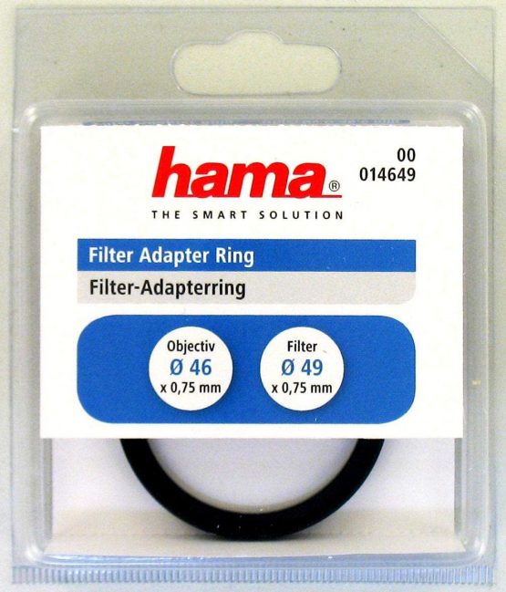 Hama 46mm Lens 49mm Filter Adapter Ring - Image 2