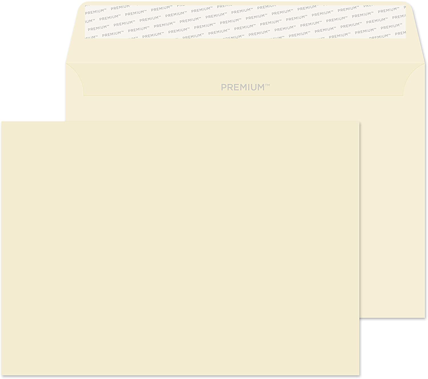 Blake Business C5 162 x 229 mm 120 gsm Peel & Seal Wallet Envelopes (61707) Cream Wove - Pack of 500, C5 - 162 x 229 mm