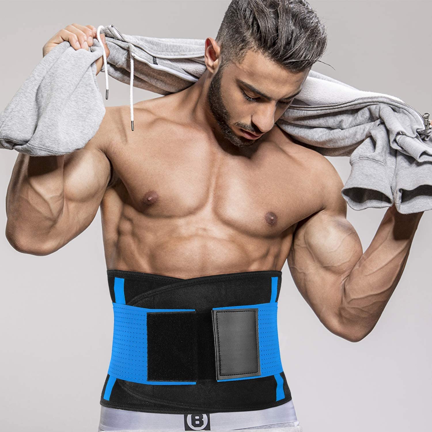 Sz Climax Lower Back Brace Pain Relief Double Pull Neoprene Lumbar Support Belt For Back