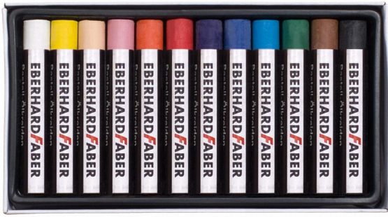 Eberhard Faber Oil Pastel Crayons Cardboard Box of 12 - Image 2