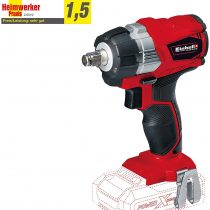 Einhell 4510040 TE-CW 18 Li BL-Solo Power X-Change Cordless Impact Wrench - Supplied without Battery and Charger, 20.0 cm*16.1 cm*8.4 cm