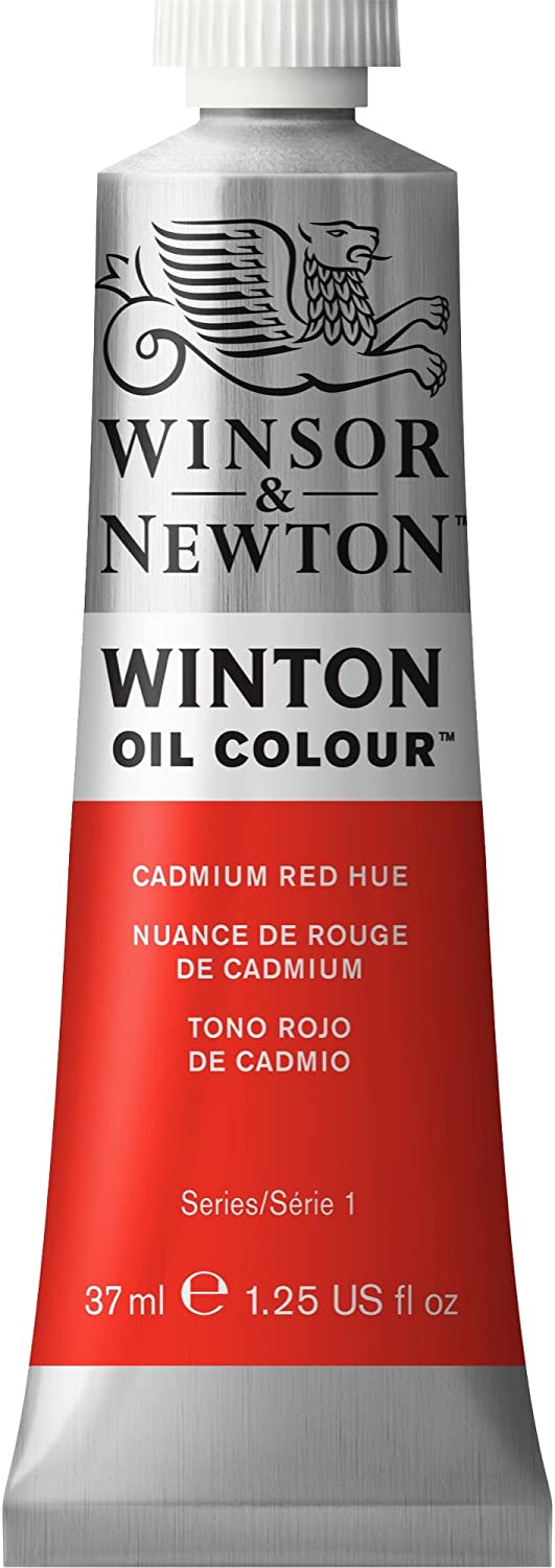 Winsor & Newton 37ml Winton Oil Colour Tube - Cadmium Red Hue,1414095, 36.97 ml (Pack of 1)