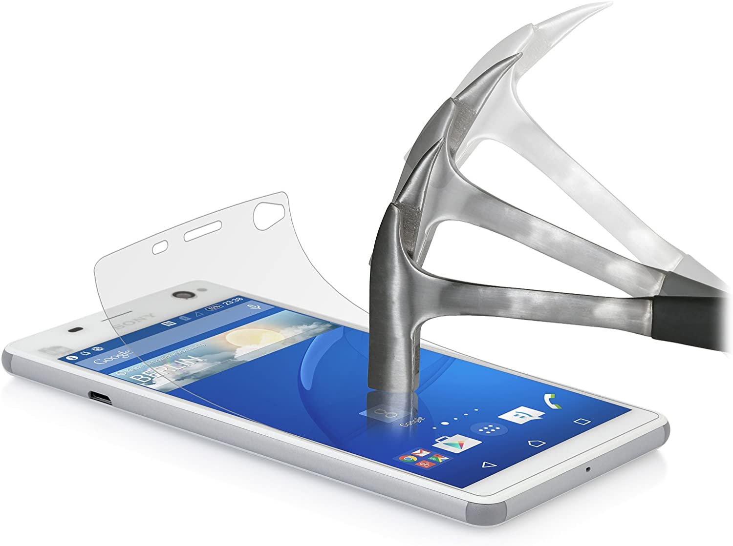 StilGut 2 x Tempered Glass Screen Protector for Sony Xperia C4
