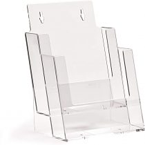 Pack of 2 Taymar brochure/Flyer Stand 2 compartments DIN A5 Consecutive