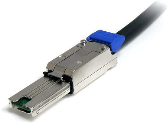 StarTech 2m External Serial Attached SCSI SAS Cable - SFF-8470 to SFF-8088 Cable (ISAS88702) - Image 2