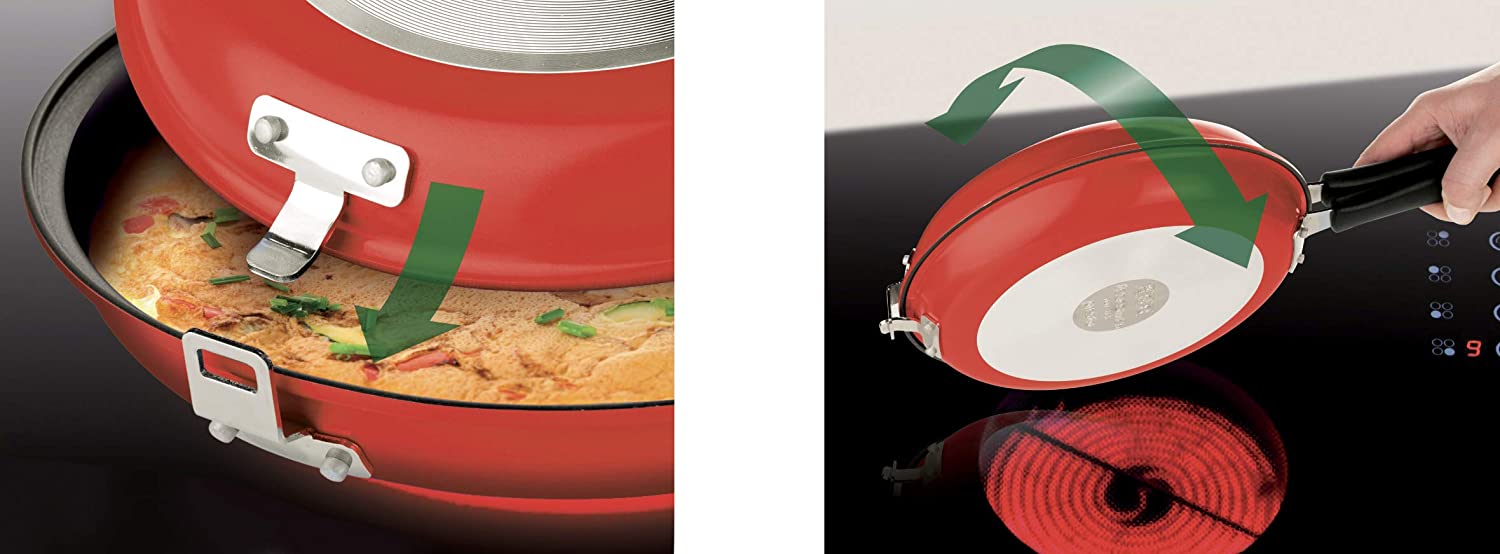 Tescoma Double-Sided Frying Pan diameter 26 cm Presto, Assorted, 45 x 26.5 x 7.3 cm - Image 2