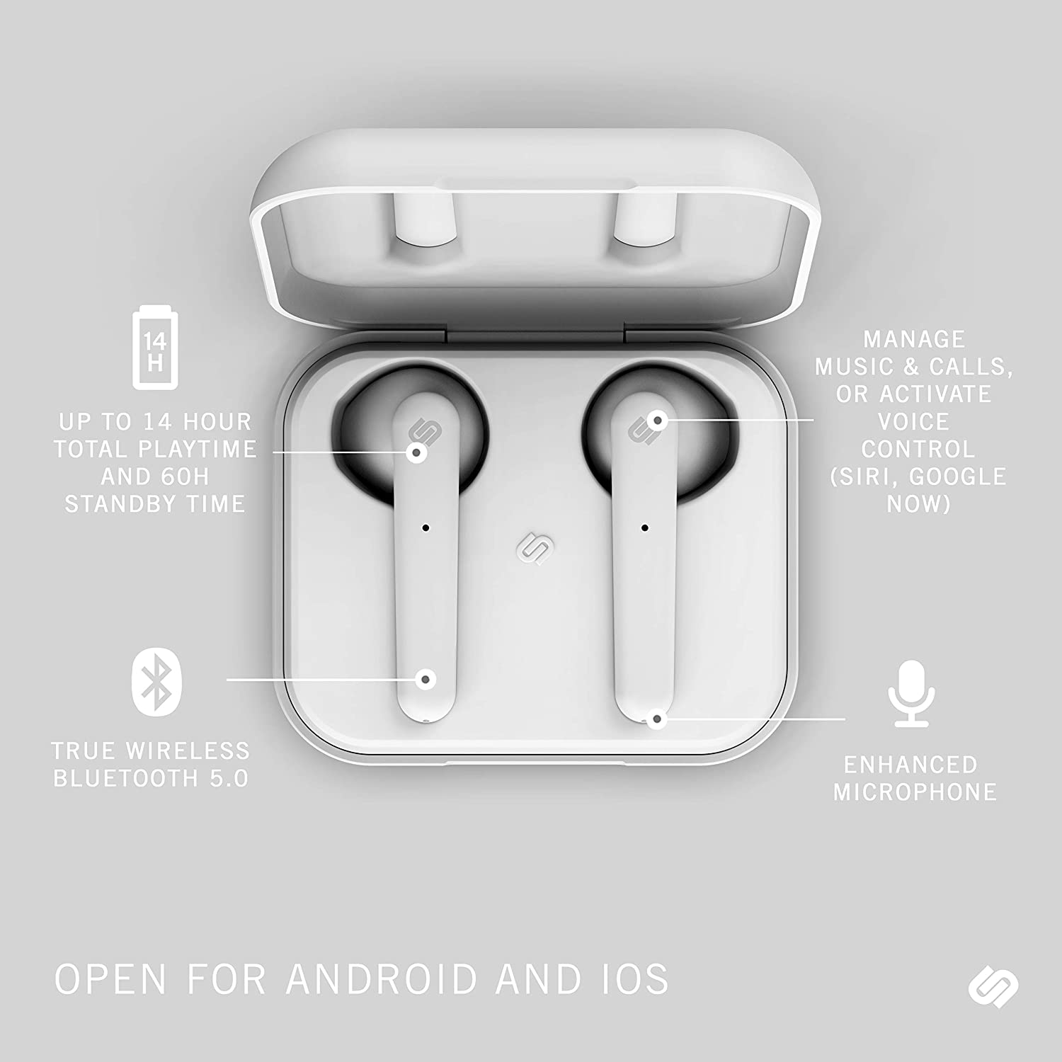 Urbanista Stockholm True Wireless Earbuds 14H Playtime Bluetooth 5.0 with Charging Case - Image 4