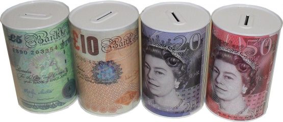 MONEY BOX Tin, Tinplate, Multi-colour, 15 x 10 x 10 cm