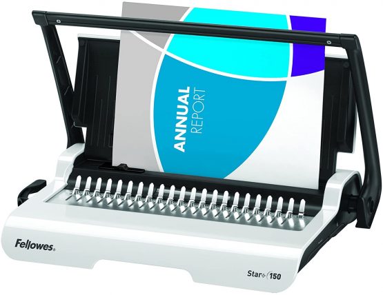 Fellowes Star A4 Manual Comb Binder, white - Image 4