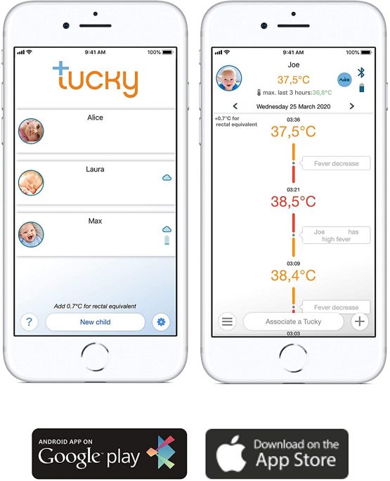 Tucky Wearable Connected Thermometer - Image 3