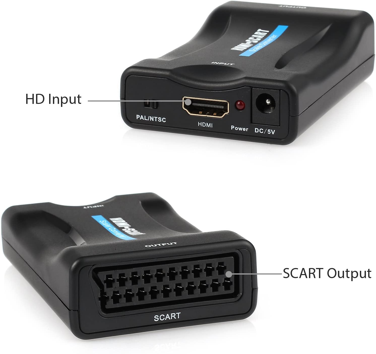 PROZOR HDMI to SCART Converter Adaptor 1080P HDMI to SCART Adapter HDMI