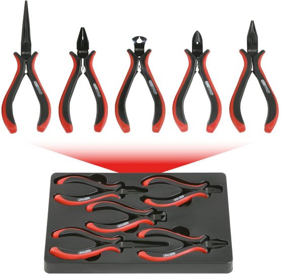KS Tools 500.7020 Precision pliers set, 5 pcs - Image 2