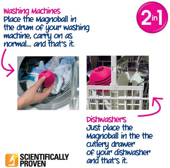 Ecozone Magnoball - Anti-Limescale Ball for Washing Machine & Dishwasher  Lasts up to 5 years - Image 3