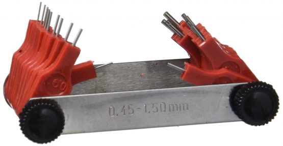 VOGEL 472201 - Juego calibres para inyectores - Pasos 0,45-1,5 mm
