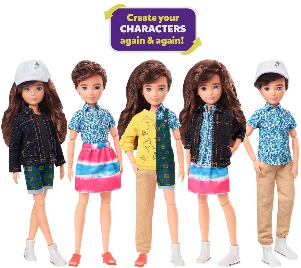 Mattel GKV46 Creatable World Deluxe Character Kit-DC-965, Blue, Medium - Image 3