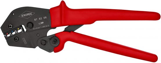 KNIPEX Crimping Pliers also for two-hand operation (250 mm) 97 52 06 SB (self-service card/blister)