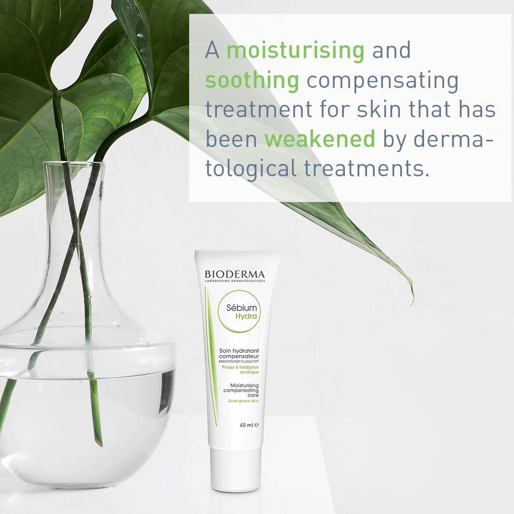 Bioderma Sebium Hydra Moisturising Cream 40ml, 40 ml (Pack of 1) - Image 2