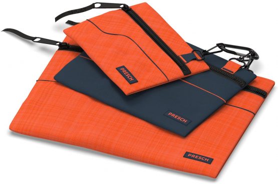 Presch Tool Pouch Set of 3 - Empty Small Tool Bag with Carabiner and Zip - Pouch Bags with Holder - Multi Purpose Storage Pouch, Organiser