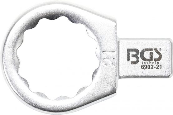 BGS 6902-21 | Push Fit Ring Spanner | 21 mm | Square Size 9 x 12 mm