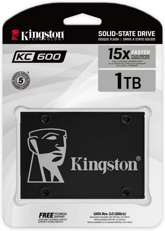 Kingston KC600 1024G SSD SATA3 2.5 Inch - SKC600/1024G - Image 4