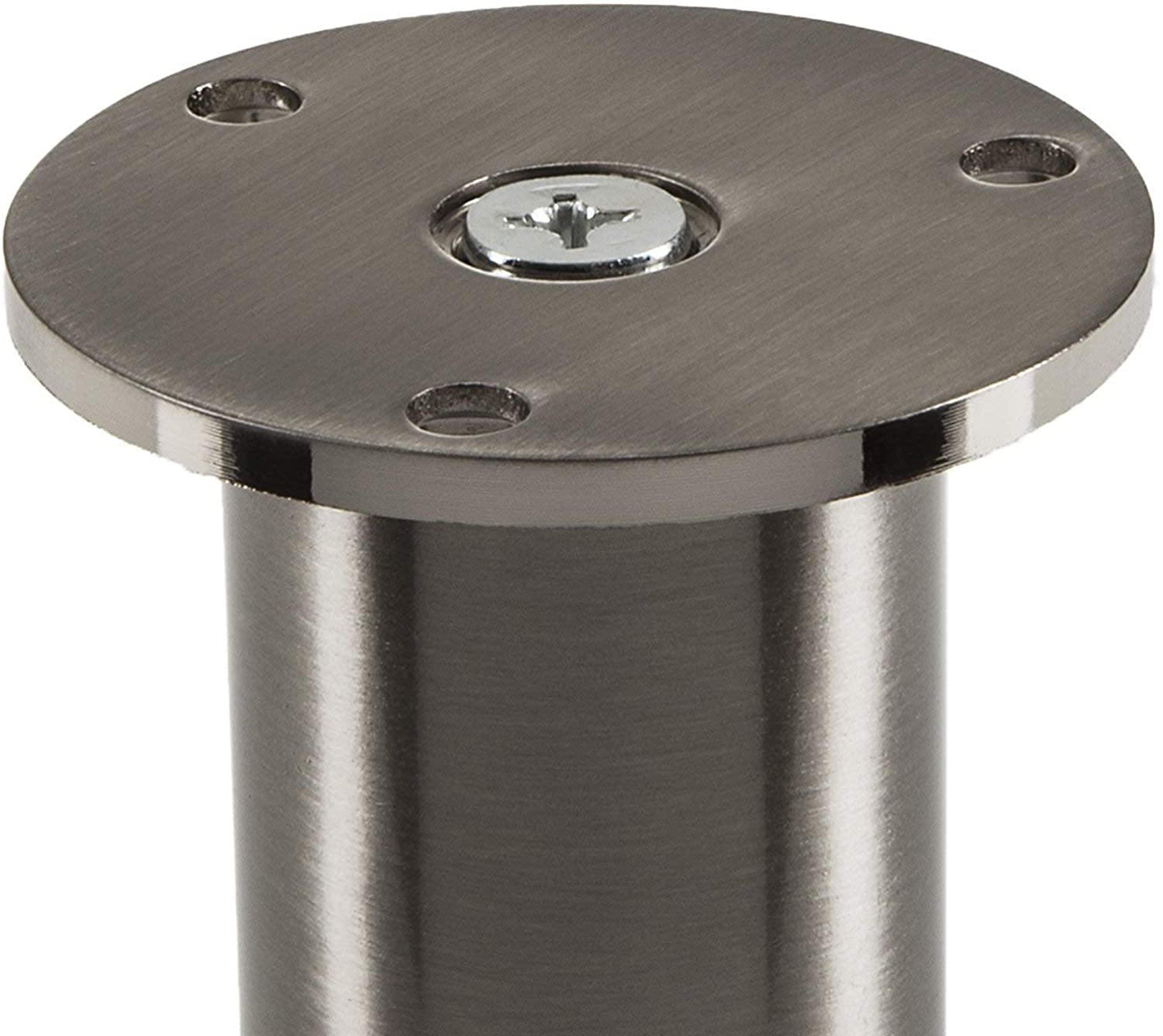 Set of 4 SO-TECH® Furniture Legs "Alpha" Adjustable Height Stainless Steel Brushed Finish Loading Capacity up to 250 kg - Image 2