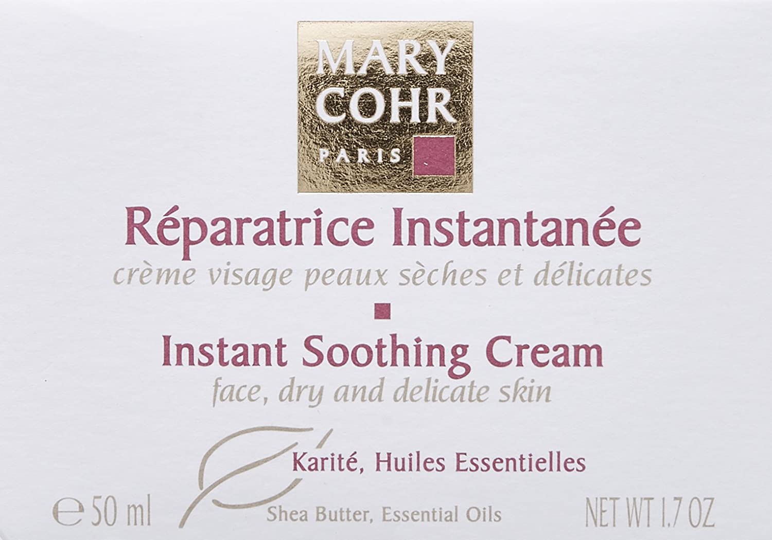 Mary Cohr Instant Soothing Cream, White, 50 ml (Pack of 1) - Image 2
