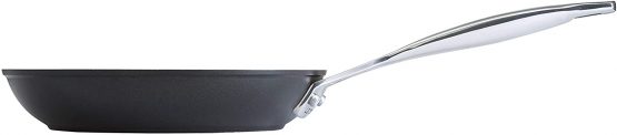 Le Creuset Toughened Non-Stick Shallow Frying Pan, 26 cm, Black, 962030260 - Image 3