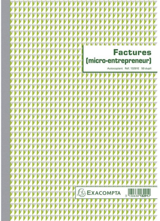 Exacompta Contractor micro entrepreneur 21cm x 29.7cm 50 pages(French Printed)