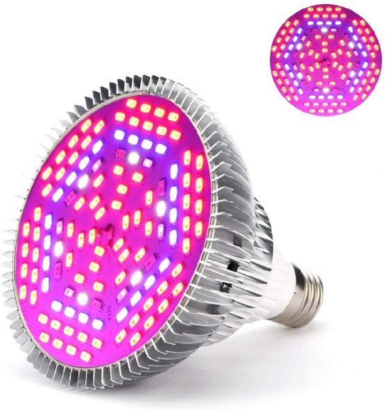 Yosoo E27 Full Spectrum Plant Growing LED Lamps Horticulture Light For Garden Greenhouse Indoor Planting Grow Lamp 30W/50W/80W Wide Area Coverage (Edition : 50w)