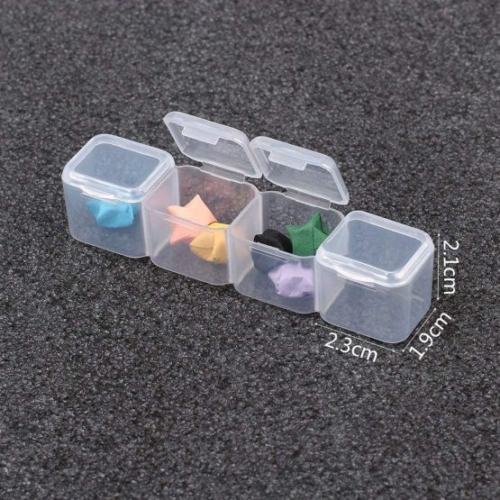 Siming 28 Grids Diamond Embroidery Box, Diamond Storage Box Beads Organizer Case for Jewellery Beads Earring Tool Container Clear( 2.3*1.9*2.1 cm) - Image 4