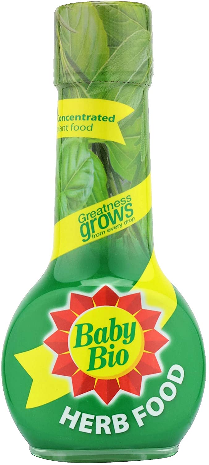 Baby Bio Herb Food, 175ml, Herb Plant Fertiliser for Strong Flavours and Aromas, Easy To Use Herb Plant Food