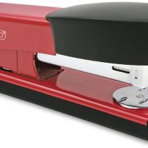 Rapesco R53500R2 Bowfin Half Strip Metal Stapler - Red - 25 Sheet Capacity