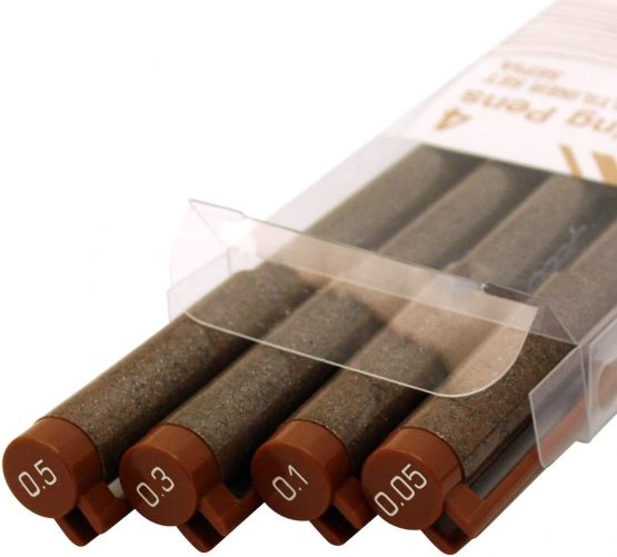 Copic Multiliner Sepia Fine - 4 Piece Set, 11787053-00001 - Image 2