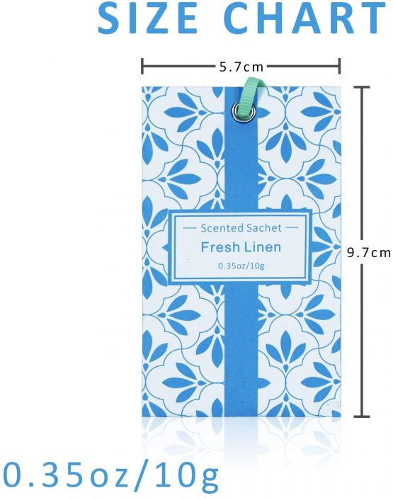 SCENTORINI Scented Sachet, Linen Fragrance Sachets for Drawers, Closets, wardrobe, 14 Pack - Image 3