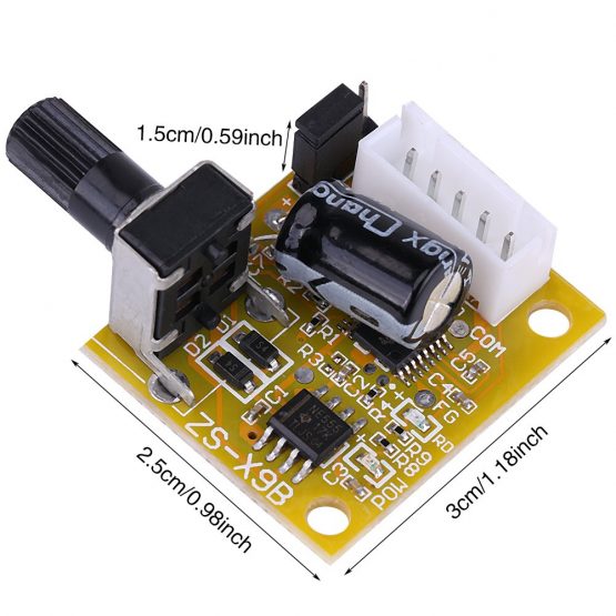 DC Brushless Motor Speed Regulator Speed Controller BLDC 3-Phase Motor Driver Speed Controller Motor Speed Regulator 5V-15V 15W - Image 3