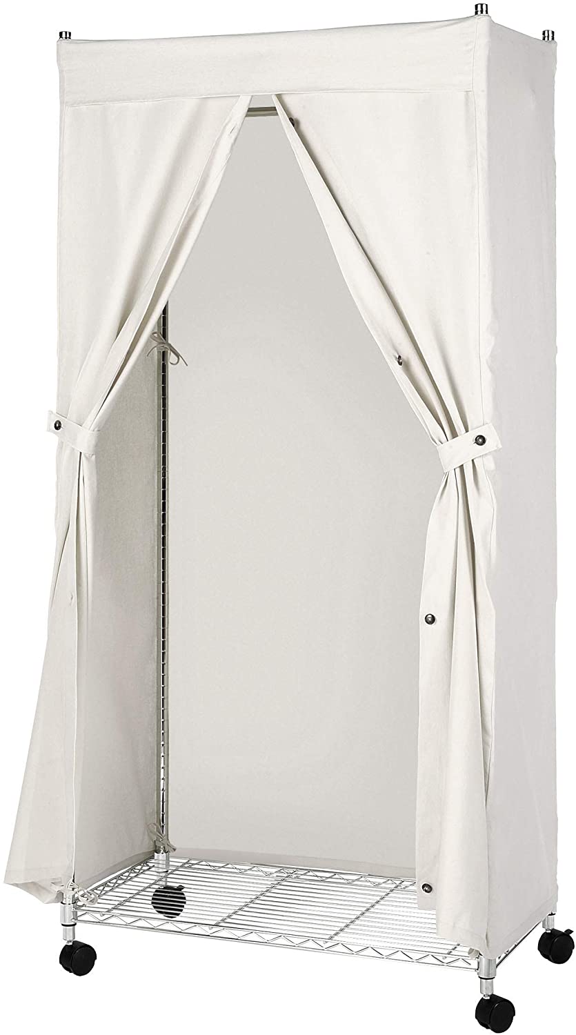 Whitmor 6462-389 Supreme Garment Rack Cover, Natural Canvas (Cover Only), 36"L x 18"W x 65.5"H