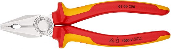 KNIPEX Combination Pliers 1000V-insulated (200 mm) 03 06 200 - Image 3