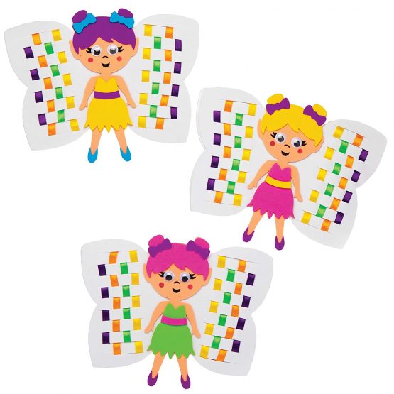 Baker Ross AT534 Fairy Weaving Kits - Pack of 6, Introductory Sewing for Beginners and For Kids Arts and Crafts Projects - Image 4