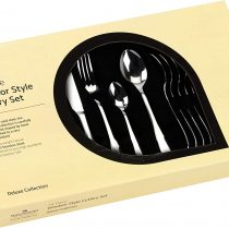Windsor Boxed Cutlery Set, Mirror, 24-Piece