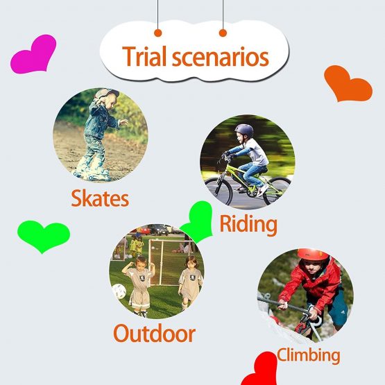 Cycling Gloves Kids for Boys Girls Age 4 5 6 7 8 9 10 11 12, Soft Comfortable Durable, Safety, Hand Protection (Size: XS for Age 4~8) - Image 2