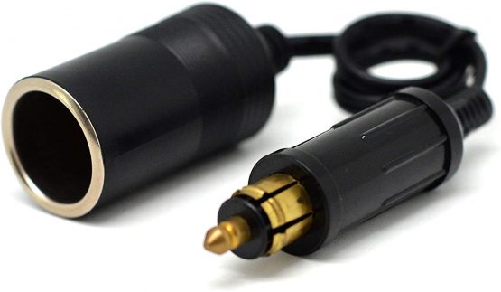 Cliff Top Hella(Din) to Standard Cigarette Lighter Adapter - Cable Extension