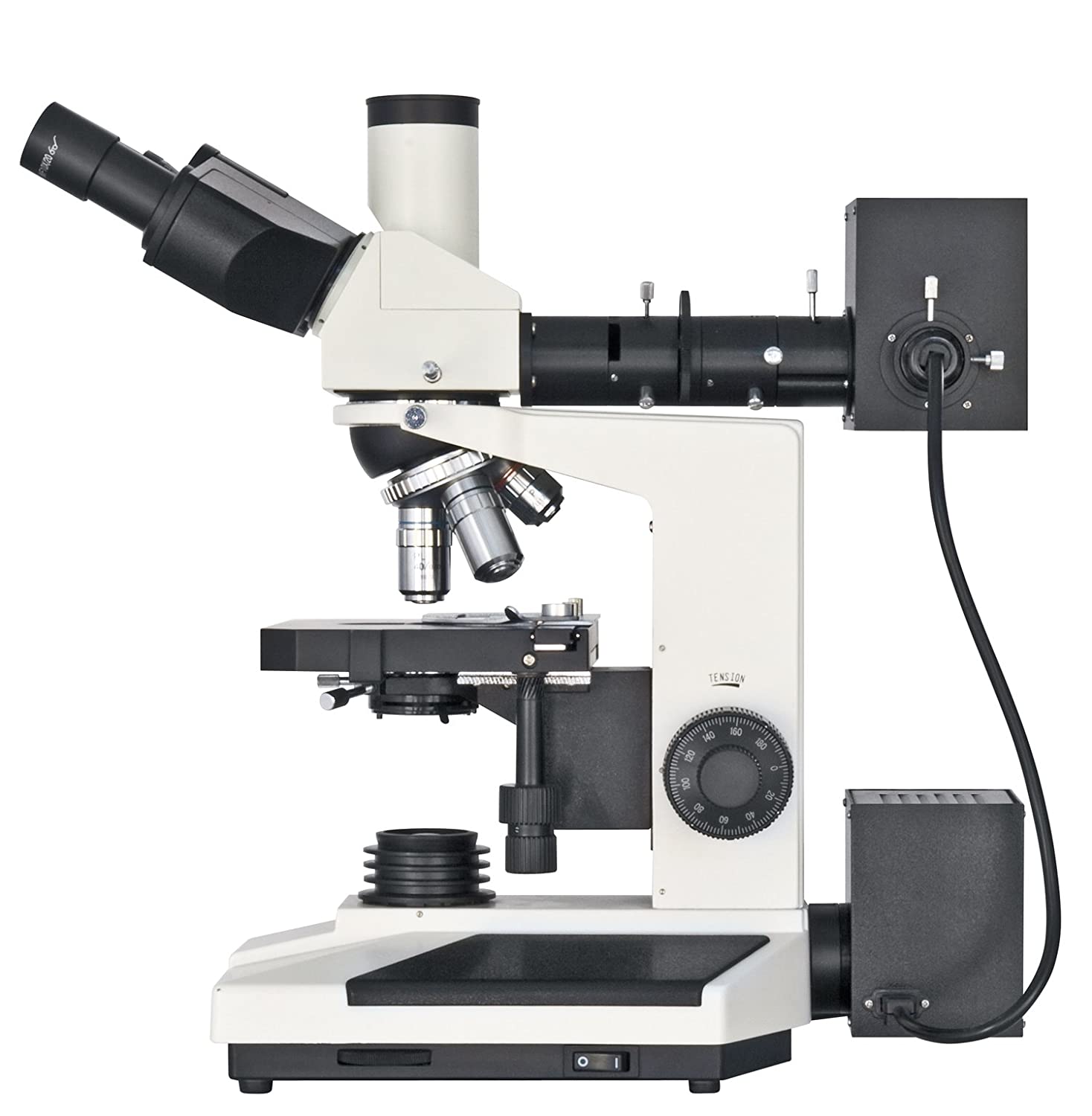 Bresser Microscope Science ADL-601P 40x-600x with trinocular head attachment, Köhler illumination, Abbe Condensor - Image 3