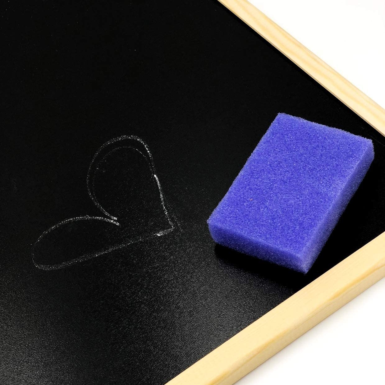 Creative Home 60x40cm 2in1 Chalkboard Magnetic Blackboard Cork Pin Notice Board (+/-3cm), Multicolour, 60 x 40 x 1 cm - Image 4