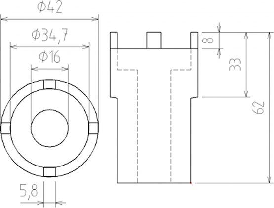 BGS 67220 | Groove Nut Socket Set | 5 pcs. - Image 2