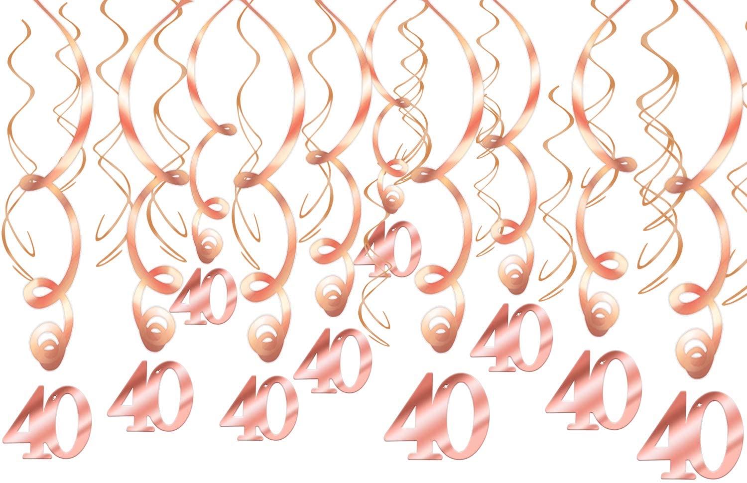HOWAF Rose Gold Birthday Party Decorations - Image 2