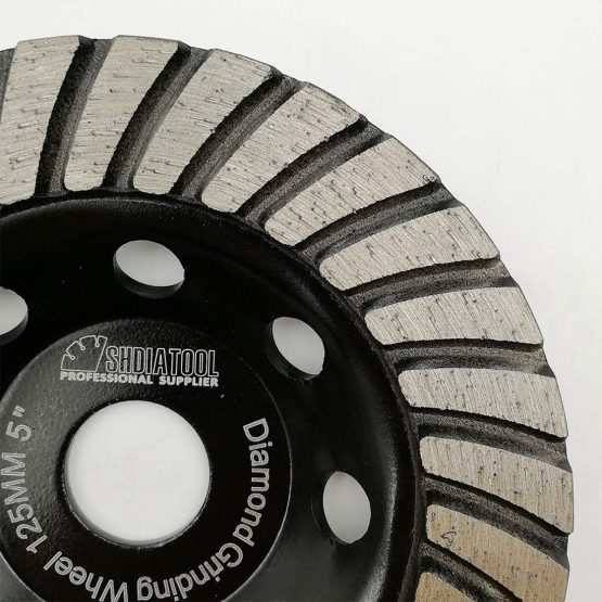SHDIATOOL Diamond Grinding Cup Wheel 125mm/5 Inch Turbo Row for Marble Concrete Masonry Granite - Image 4