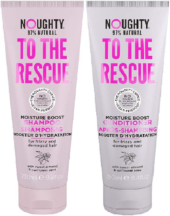 (Pack of 2) Noughty To The Rescue Moisture Boost SHAMPOO x 250ml & Noughty To The Rescue Moisture Boost CONDITIONER x 250ml - Image 2